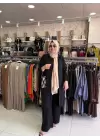 DEFRİNA BURBERRY DETAYLI YELEK SİYAH