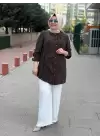 DEFRİNA CUPRO TUNİK Acı Kahve