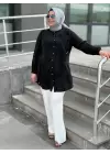 DEFRİNA CUPRO TUNİK SİYAH