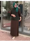 DEFRİNA DESEN DTYL. CUPRO TAKIM Acı Kahve