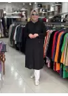 DEFRİNA MELANJLI CEKET SİYAH
