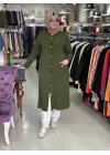 DEFRİNA MELANJLI CEKET YEŞİL