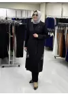 DERİNSTORE GÜPÜRLÜ İÇLİKLİ PANTOLONLU TAKIM SİYAH