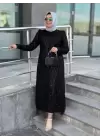 juki el işlemeli etnik desen elbise