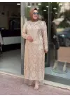 juki el işlemeli etnik desen elbiseli Taş