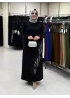 JUKİ LAZER ELBİSE TAŞLI SİYAH