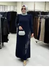 JUKİ LAZER ELBİSE TAŞLI SİYAH