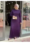 JUKİ TÜLLÜ ELBİSE LİLA