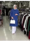 JUKİ UZUN TUNİK GÖMLEK İNDİGO