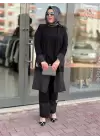 KREM CEKETLİ PANTOLONLU TAKIM SİYAH