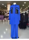 PERİ MODA TAKIM PANTOLONLU İNDİGO