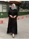 SAFİR ELBİSE SİYAH