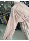 SELAM GİYİM MODALİN ETEKLİ TAKIM Camel