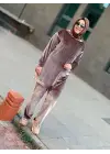 ZEMRAM KADİFE İKİLİ TAKIM VİZON