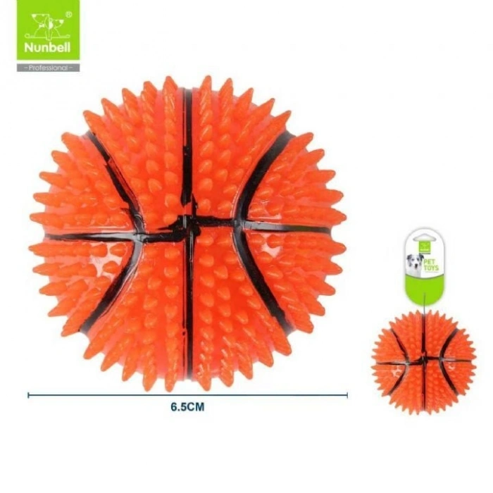 Nunbell Köpek Oyuncak Renkli Top Işıklı 6,5 Cm