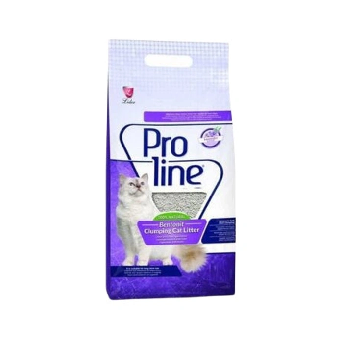 Proline İnce Taneli Lavanta Kokulu Bentonit Kedi Kumu 5 Lt