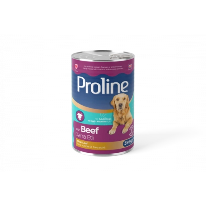 Proline Pate İçinde Parça Dana Etli Köpek Konserve 395 Gr