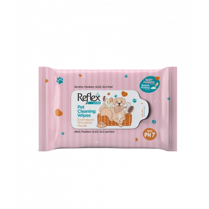 Reflex Kedi ve Köpek Temizleme Mendili 10lu