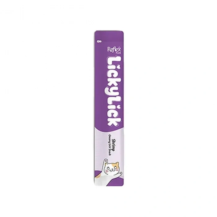 Reflex Plus Lickylick Karidesli Sıvı Kedi Ödülü Bir Adet 15 Gr
