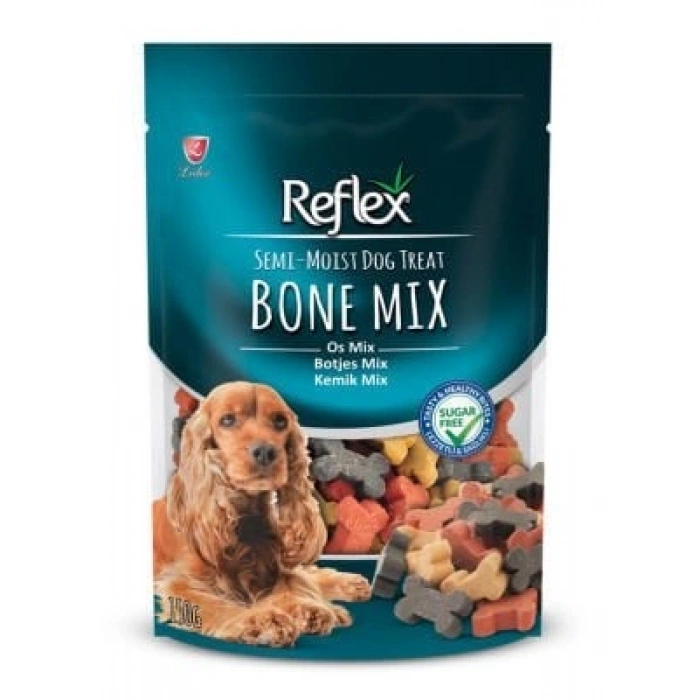 Reflex Plus Yumuşak Mini Mix Kemik Köpek Ödülü 150 Gr
