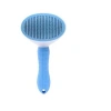 Clean Basmalı Kedi - Köpek Tarağı Mavi