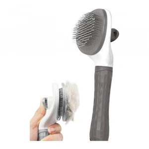 Clean Basmalı Kedi - Köpek Tarağı Gri