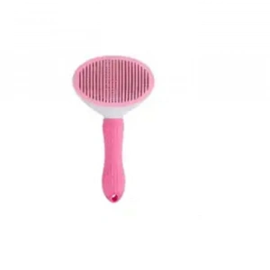 Clean Basmalı Kedi - Köpek Tarağı Pembe