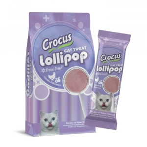 Crocus Tavuklu Ve Yaban Mersinli Kedi Lolipopu 1 Adet