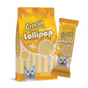 Crocus Tavuklu ve Yumurta Sarılı Kedi Lolipopu 1 Adet