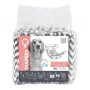 M-Pets Diapers 8,5-15 Kg Arası Dişi Köpekler İçin Külot Bez L Beden 10lu