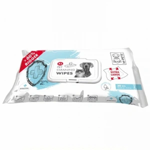 M-Pets Kedi Ve Köpeler İçin Anti Bakteriyel Extra Large Islak Mendil 30lu