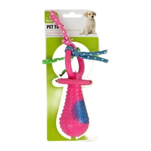 Nunbell İpli Emzik Köpek Oyuncağı 14 Cm