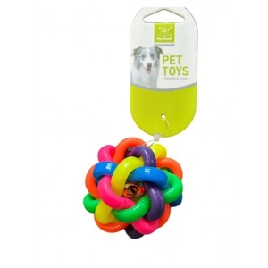 Nunbell Köpek Oyuncagı Renkli Halka Top Zilli