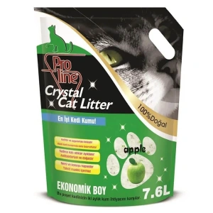 Proline Elma Kokulu Kristal Kedi Kumu 7,6 Lt