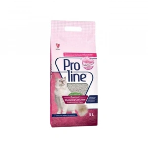 Proline İnce Taneli Bebek Pudralı Kokulu Bentonit Kedi Kumu 5 Lt