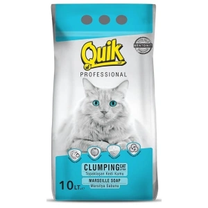 Quik Bentonit İnce Taneli Marsilya Sabunlu Kedi Kumu 10Lt