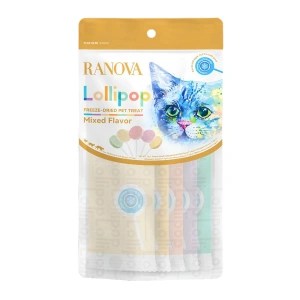 Ranova Kediler için Karışık Lezzetli Lolipop *1.4g 5li