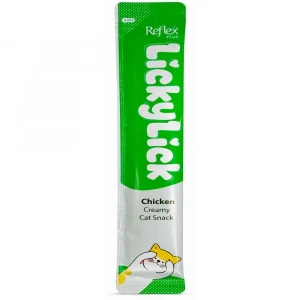 Reflex Plus Lickylick Tavuklu Sıvı Kedi Ödülü Bir Adet 15 Gr