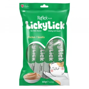 Reflex Plus Lickylick Tavuklu Sıvı Ödül Maması 4x15 Gr