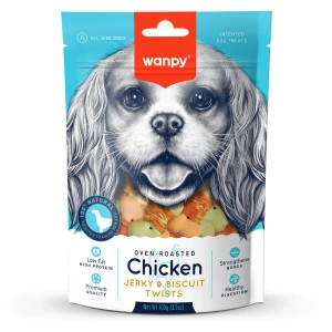 Wanpy Bisküvi Üzeri Tavuk Sargılı 100gr Köpek Ödül