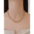 Bold Burgu Altın Zincir Kolye