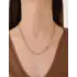 Taşlı Ataç Zincir Kolye