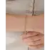 Mini Taşlı Slim Ataç Zincir Bileklik