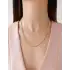 Sıra Taşlı Arpa Zincir Kolye