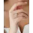 Beyaz Altın Baget Yüzük