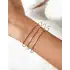 Beyaz Altın Mini Toplu Tel Bileklik