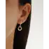 Damla Model Taşlı Küpe