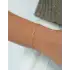 Desenli Altın Ataç Zincir Bileklik