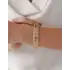 Leopar Desenli Altın Bileklik