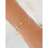 Mini Küp Pullu Altın Bileklik